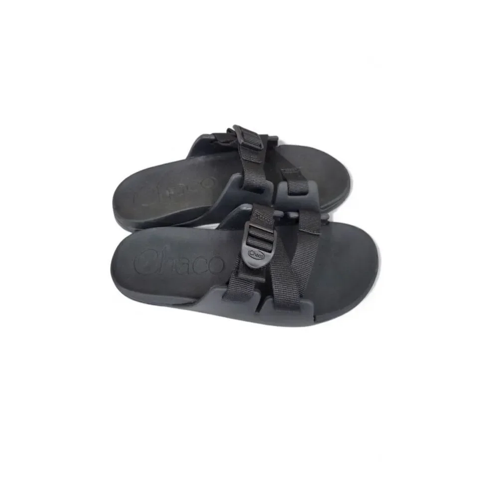 Chaco Chillos Slide Sandals Black Big Kids Size 5